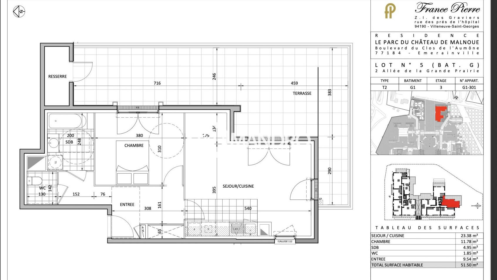Appartement vendu à Émerainville