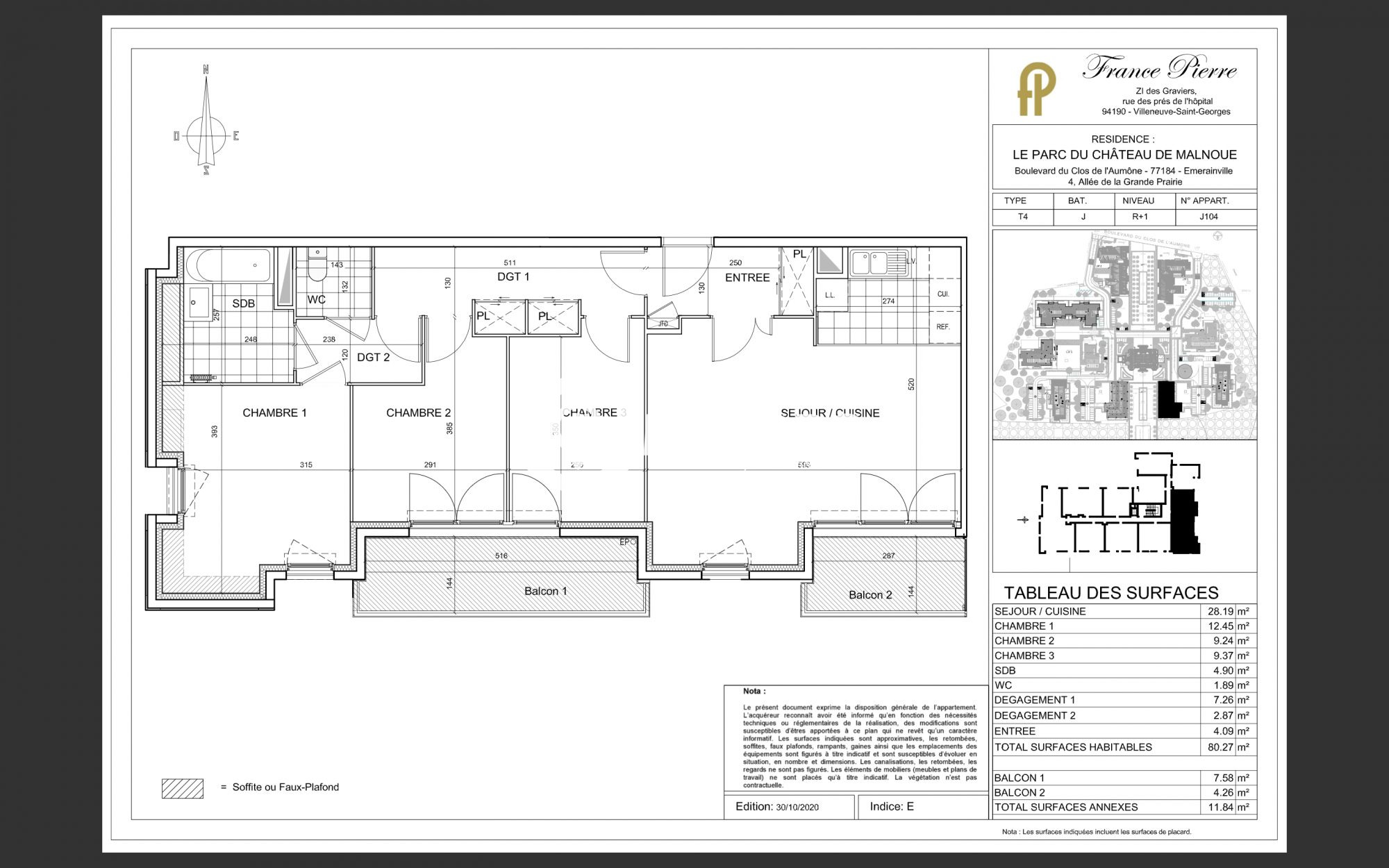 Appartement vendu à Émerainville