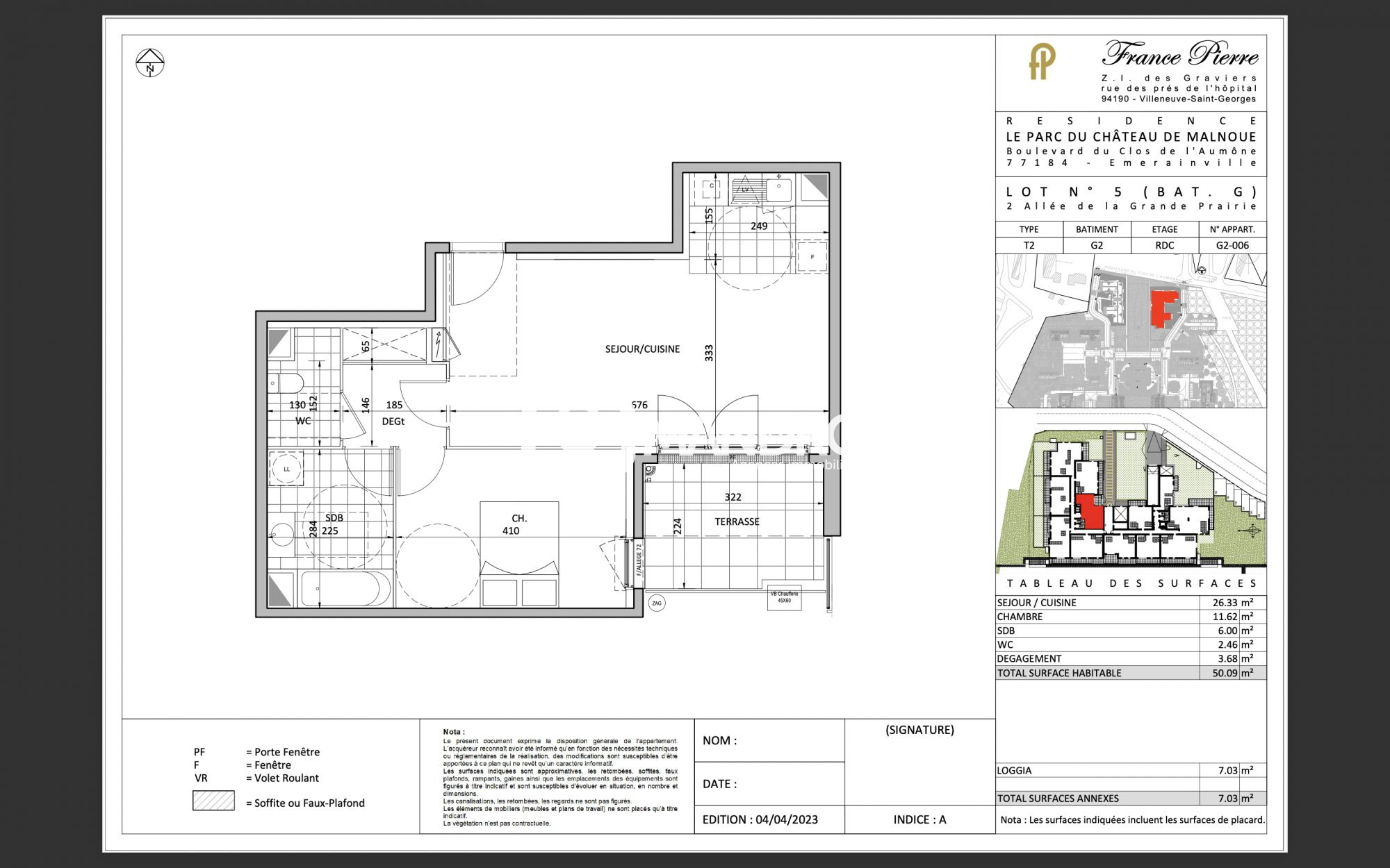 Appartement vendu à Émerainville